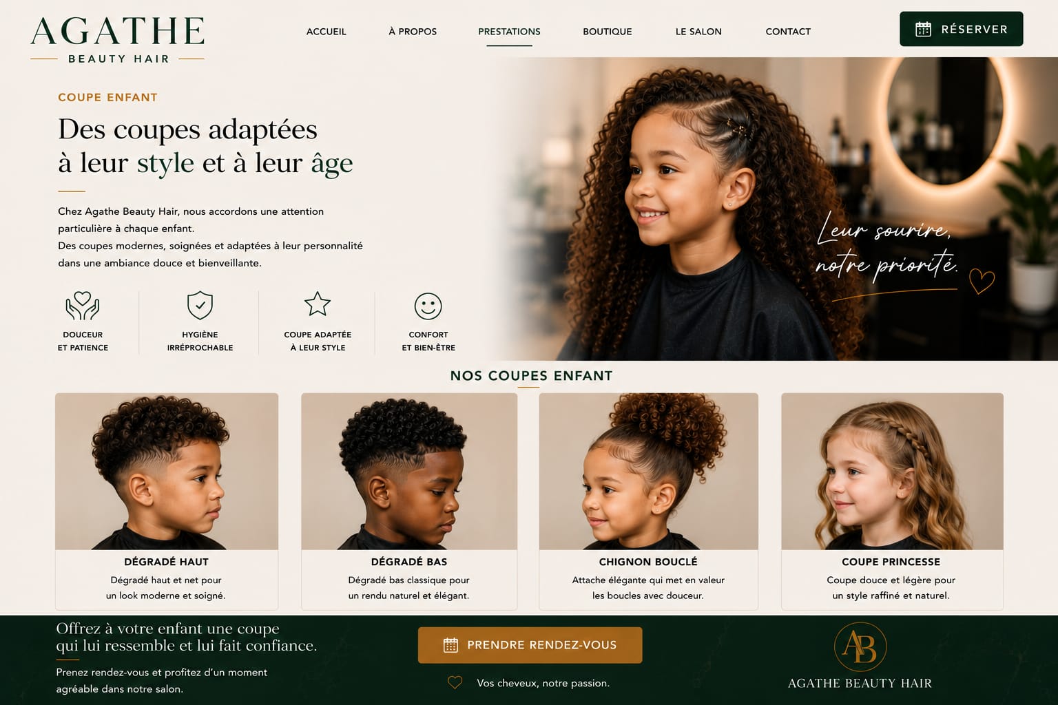 Coupe enfant – Agathe Beauty Hair