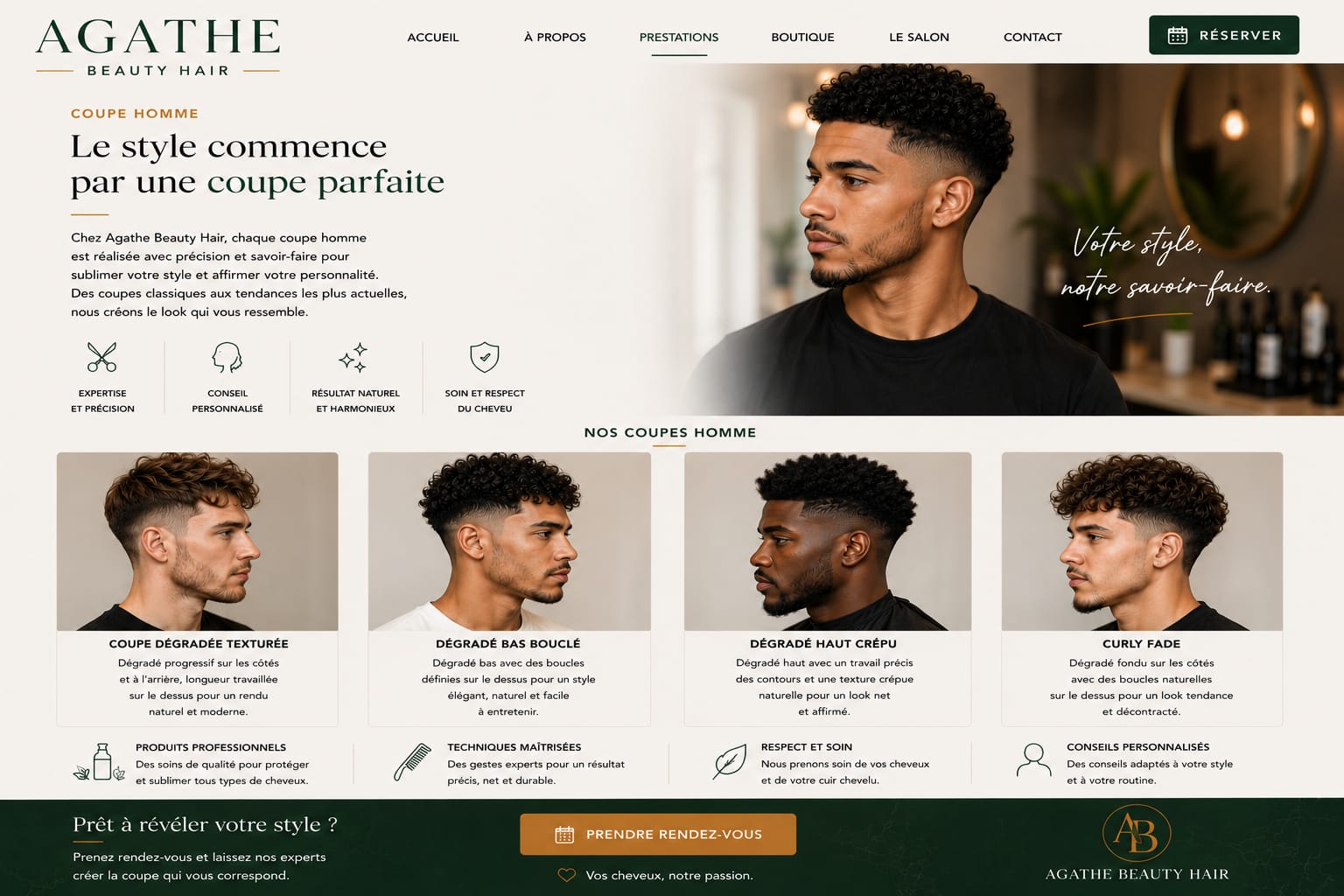 Coupe homme – Agathe Beauty Hair