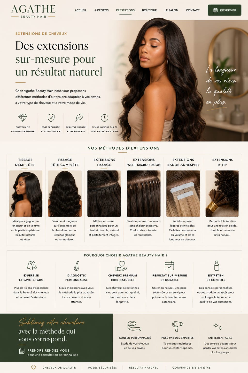 Formation extensions de cheveux – Agathe Beauty Hair