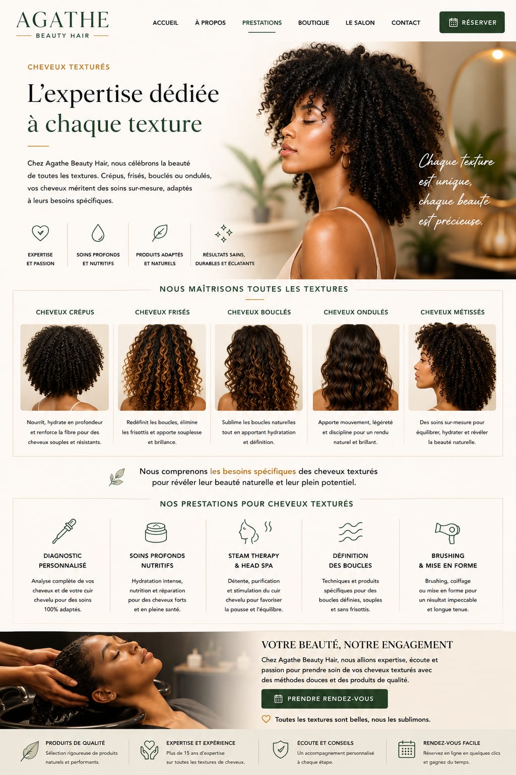 Formation cheveux texturés – Agathe Beauty Hair