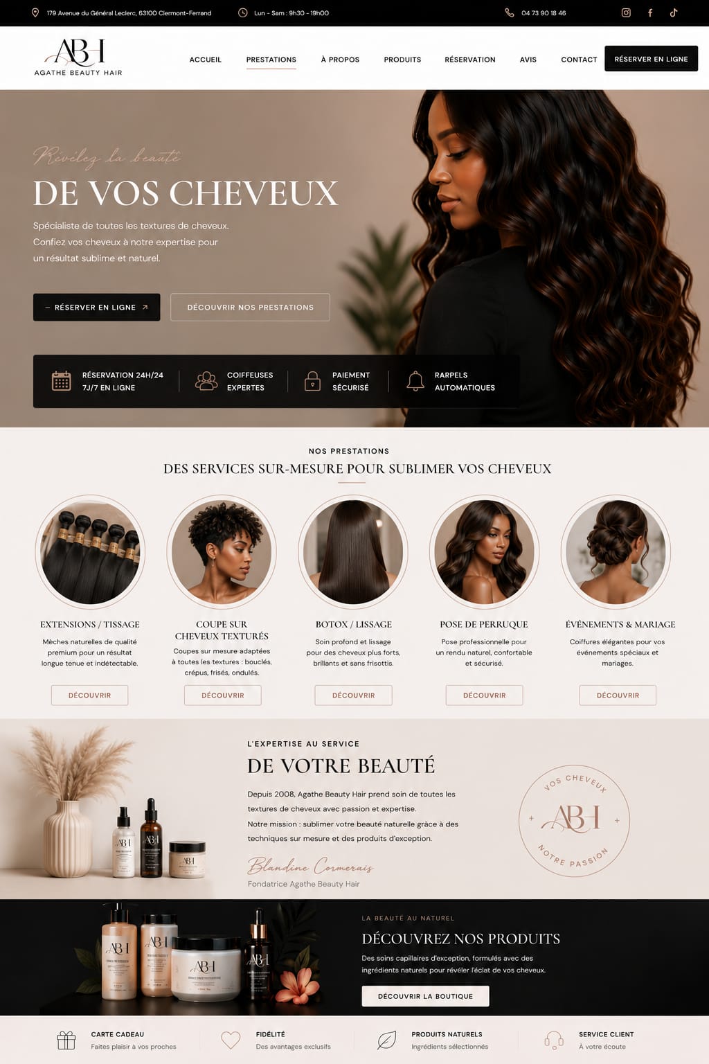 Agathe Beauty Hair – nos services beauté