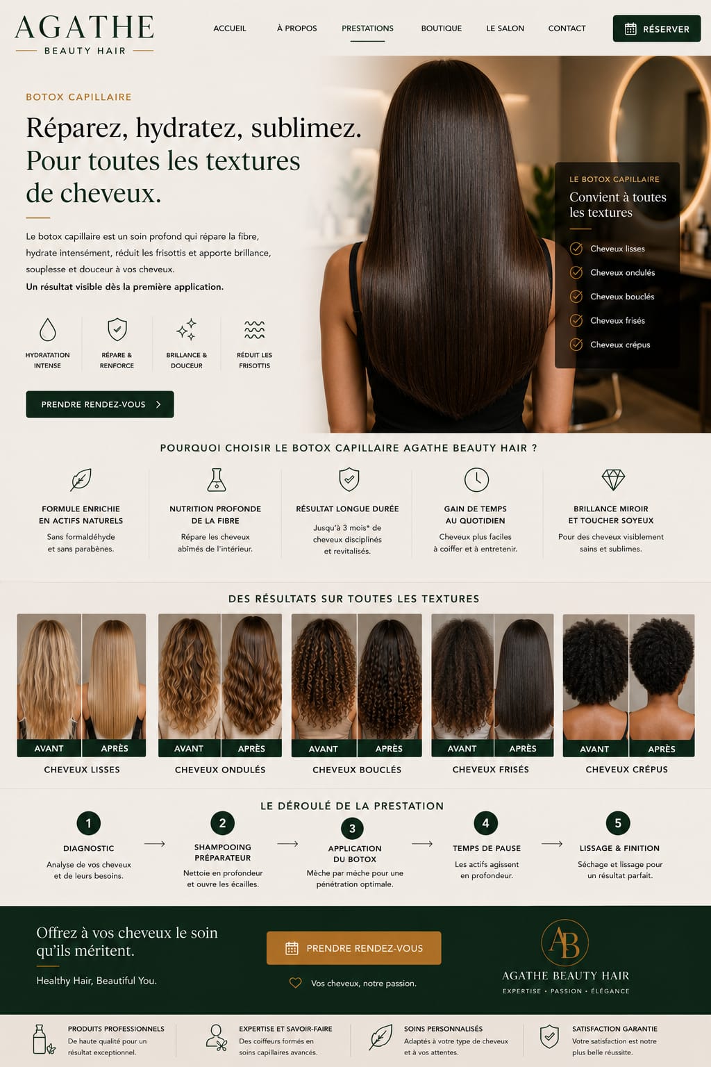 Botox capillaire toutes textures – Agathe Beauty Hair