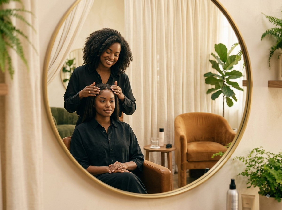 Pose de perruque en salon, accompagnement personnalisé – Agathe Beauty Hair
