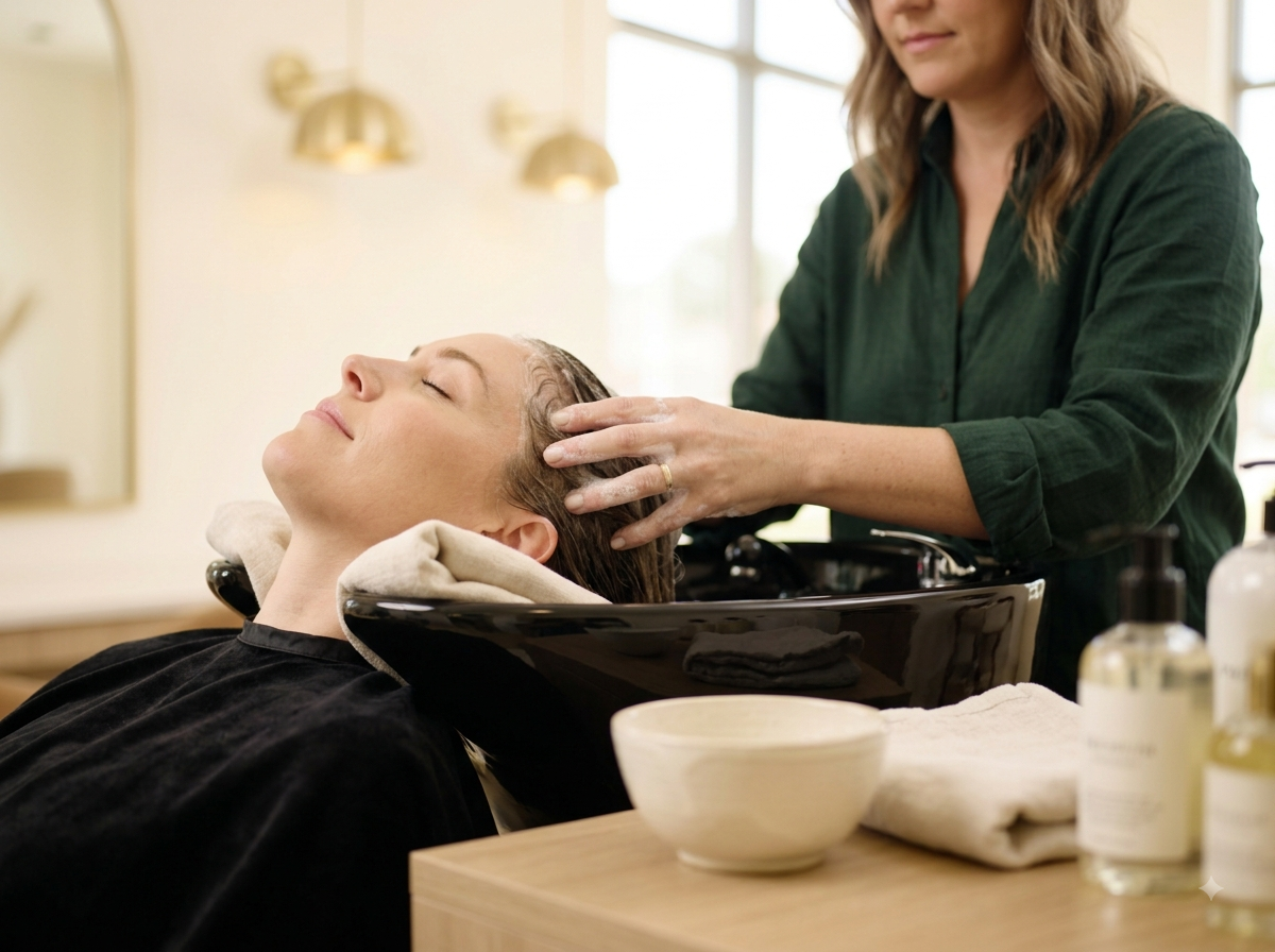 Head Spa : massage du cuir chevelu au bac – Agathe Beauty Hair