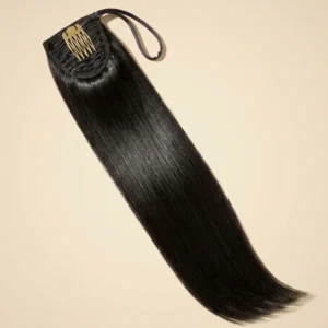Ponytail lisse à clipser – Anaya Virgin Hair
